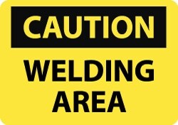 MSC&nbsp;WELDING AREA SIGN