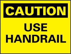 MSC&nbsp;CAUTION USE HANDRAIL SIGN