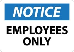 MSC&nbsp;NOTICE EMPLYEES ONLY SIGN