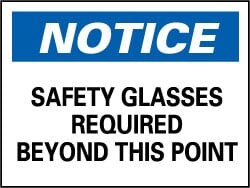 MSC&nbsp;SFTY GLASSES REQ SIGN