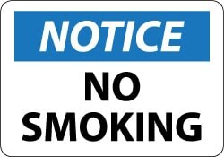 MSC&nbsp;NO SMOKING SIGN