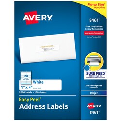 MSC&nbsp;EASYPEEL INKJET ADDRS LBL