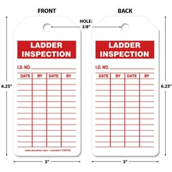 MSC&nbsp;LADDER INSPECTION TAG