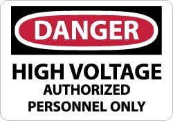 MSC&nbsp;DANGER HIGH VOLTAGE AUTH