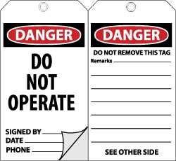 MSC&nbsp;SELF LAMINATING TAG