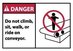 MSC DANGR DONT CLIMB  LABEL