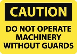 MSC&nbsp;DONT OP MACHRY W/OGRD LBL