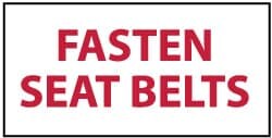 MSC&nbsp;FASTEN SEAT BELT SIGN