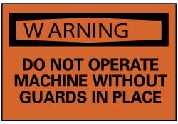 MSC DONT OPR MACH W/O GRD LBL