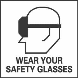 MSC WEAR YOUR SFTY GLASS LBL