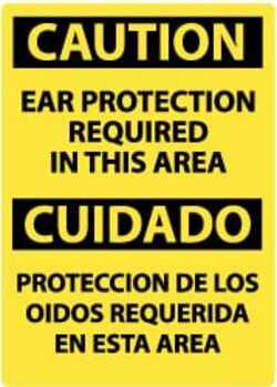 MSC EAR PROT REQ IN AREA SGN