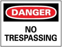 MSC&nbsp;DNGER NO TREPASS SGN
