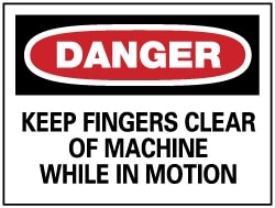 MSC&nbsp;DNGR KEEPFNGR CLR SIGN