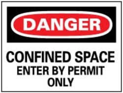 MSC&nbsp;DANGER CONFINED SPACE SGN