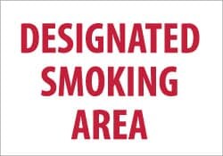 MSC&nbsp;DESIGNATED SMOKING SIGN