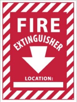 MSC&nbsp;FIRE EXTNG LOCATION SIGN
