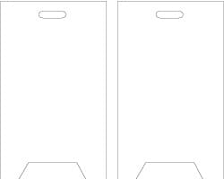 MSC&nbsp;DOUBLE SIDED FLOOR SIGN