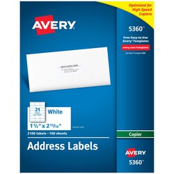 MSC&nbsp;SELF-ADH ADDRS COPY LABEL
