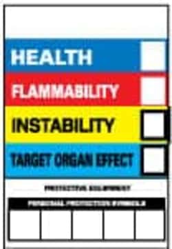 MSC&nbsp;WRITE-ON HAZARDOUS LABEL