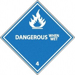 MSC&nbsp;DOT SHPPNG LBL-DANGEROUS