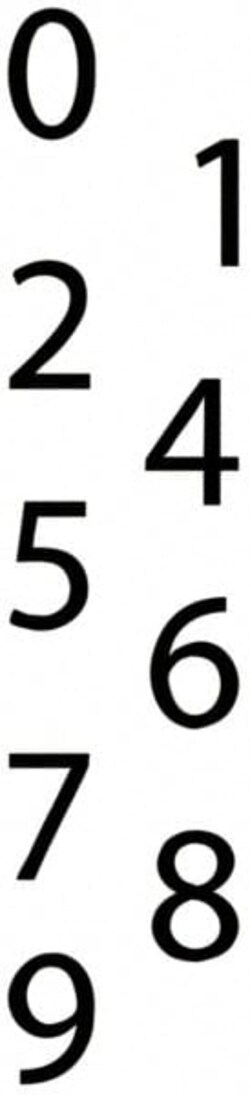 MSC ADH VINYL NUMBERS