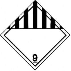 MSC&nbsp;DOT PLACARD-NO LEGEND