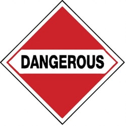 MSC&nbsp;DOT PLACARD-DANGEROUS