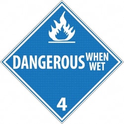 MSC&nbsp;DOT PLACARD-DANGEROUS WHE
