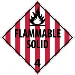 MSC&nbsp;DOT PLACARD-FLAMMABLE SOL