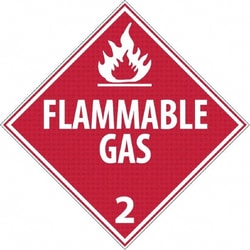 MSC&nbsp;DOT PLACARD-FLAMMABLE GAS