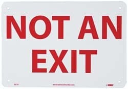 MSC&nbsp;GLOW SGN - NOT AN EXIT
