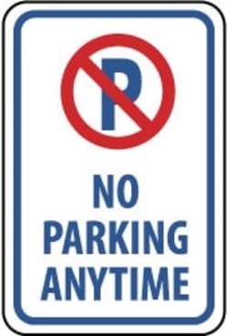 MSC&nbsp;TRAFFIC SGN - NO PRKNG AN