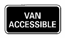 MSC&nbsp;ADA PARKG-VAN ACSBLE SIGN