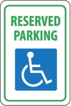 MSC&nbsp;ADA PRK/TRF-RSVD PKG SIGN