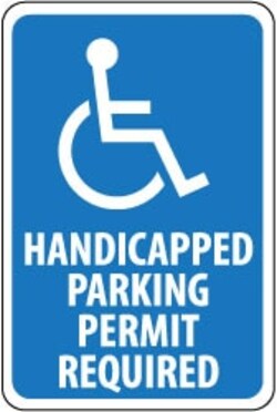 MSC&nbsp;ADA PRK/TRF-HAND PKG SIGN