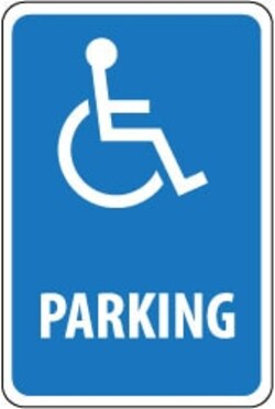 MSC&nbsp;ADA PRK/TRF-PARKING SIGN