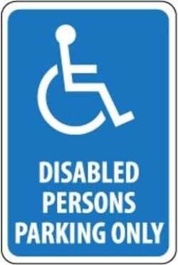MSC&nbsp;ADA PRK/TRF-DISABLD..SIGN