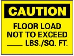 MSC&nbsp;NM CAUT-FLOOR LOAD..SSL