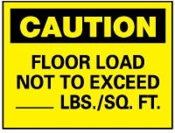 MSC&nbsp;NM CAUT-FLOOR LOAD..SSL