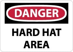 MSC&nbsp;NM DNGR-HARD HAT AREA SSL