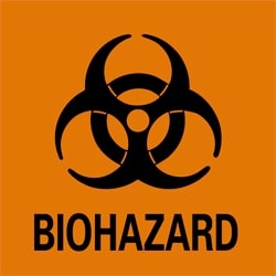 MSC BIOHAZARD SIGN