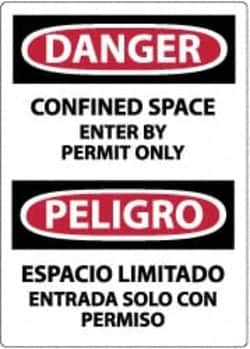 MSC&nbsp;DANGER CONFIND SPACE SIGN