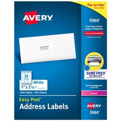 MSC EASY PEEL ADDRESS LABELS