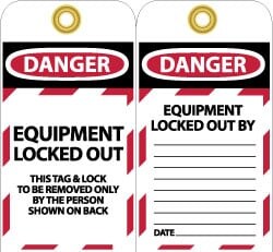 MSC 6X3 VIN UNRIP LOCKOUT TAG