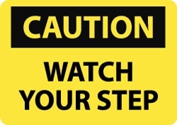 MSC&nbsp;7X10.040 ALUM CAUTION SGN