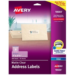 MSC&nbsp;EZ PEEL INKJET MAIL LABEL