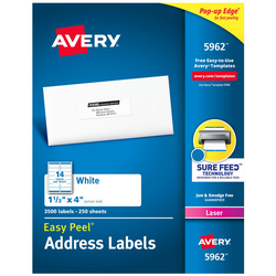 MSC&nbsp;LASER ADDRESS LABELS