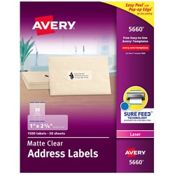 MSC&nbsp;LASER MAILING LABELS