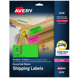 MSC HI-VIS LASER LABELS