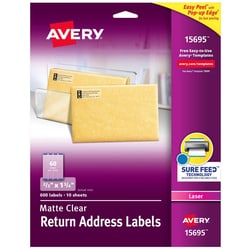 MSC&nbsp;EASY PEEL LASR MAIL LABLS